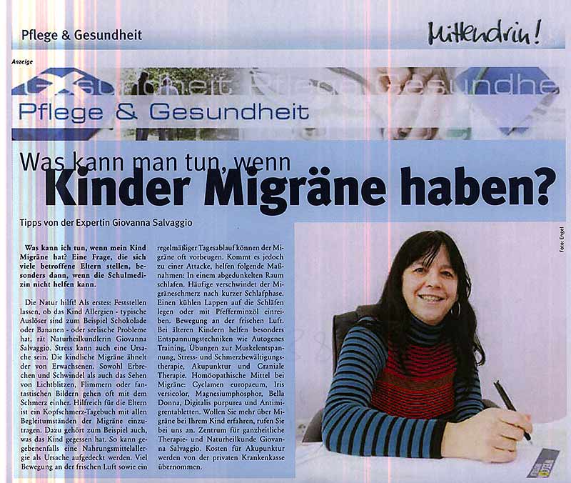 Kinder Migräne Kinder Migräne